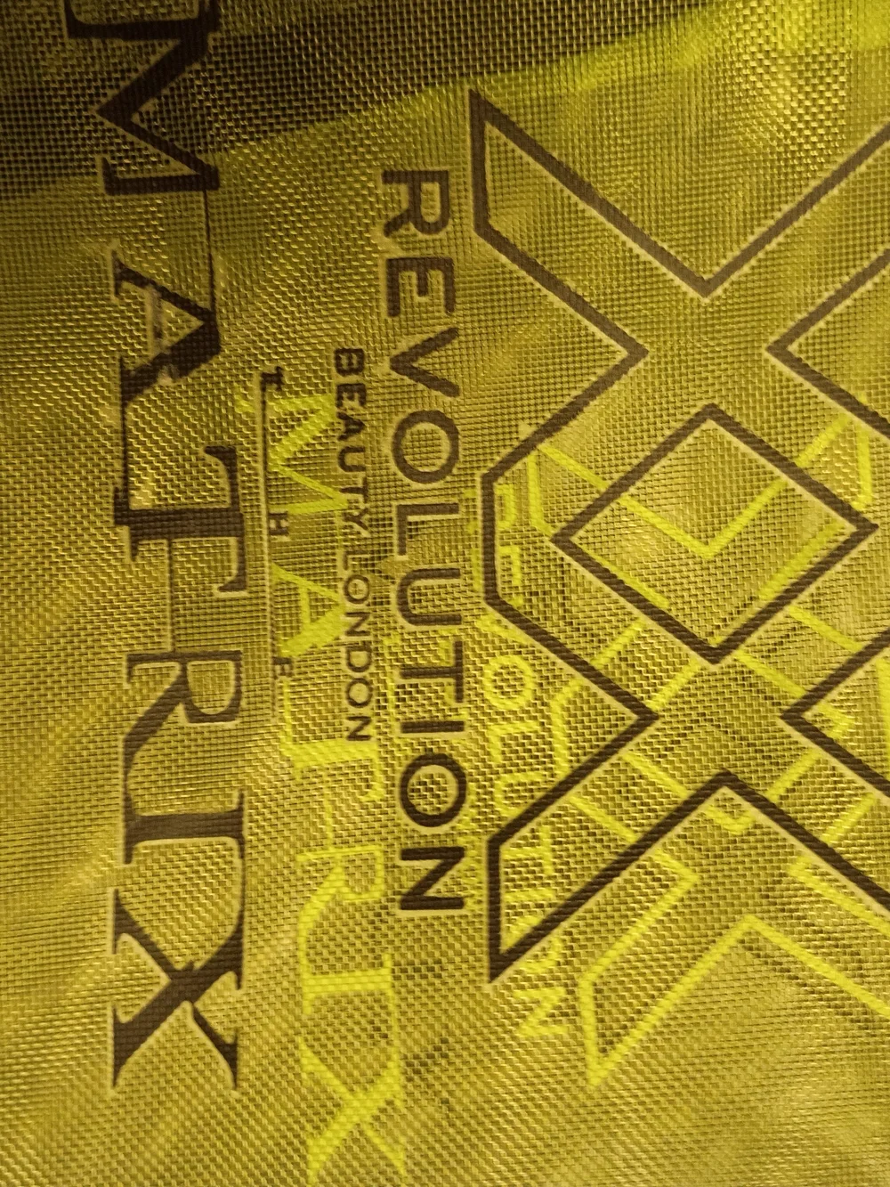 Revolution XOX Matrix Neon Mesh 3 Pack Storage Zipper Limited Edition **RARE**